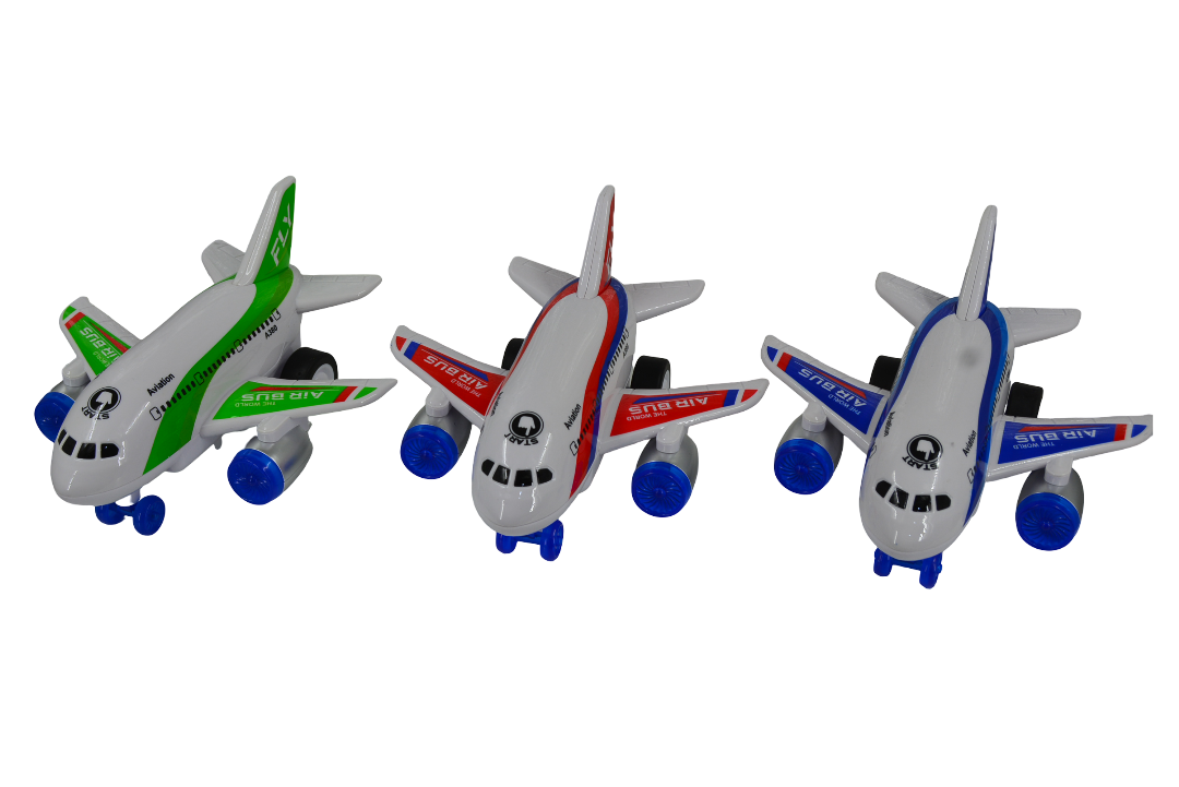 Airbus A380 Plane Plastic Model (Assorted Designs, Sold as Single)