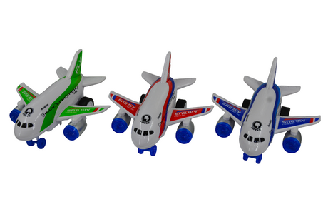 Airbus A380 Plane Plastic Model (Assorted Designs, Sold as Single)
