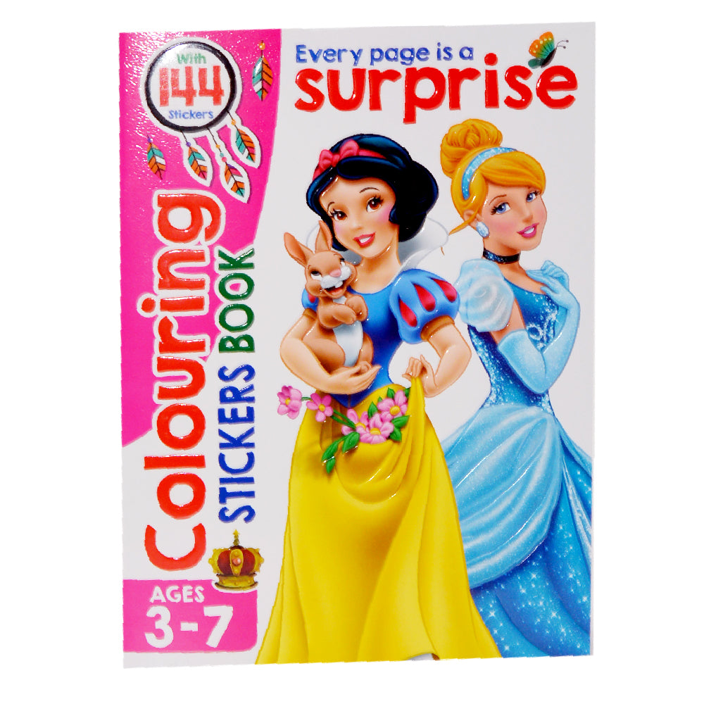 Princess Colouring Sticker Book