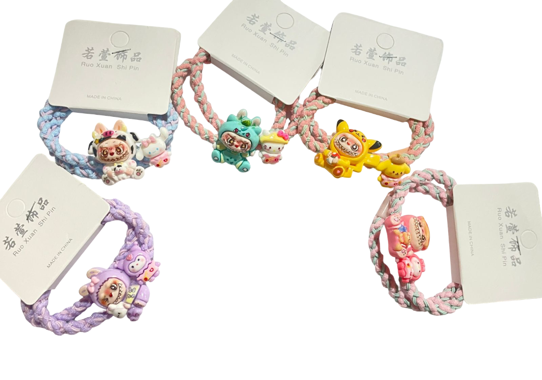Labubu Hair Tie 2 Piece Set Assorted