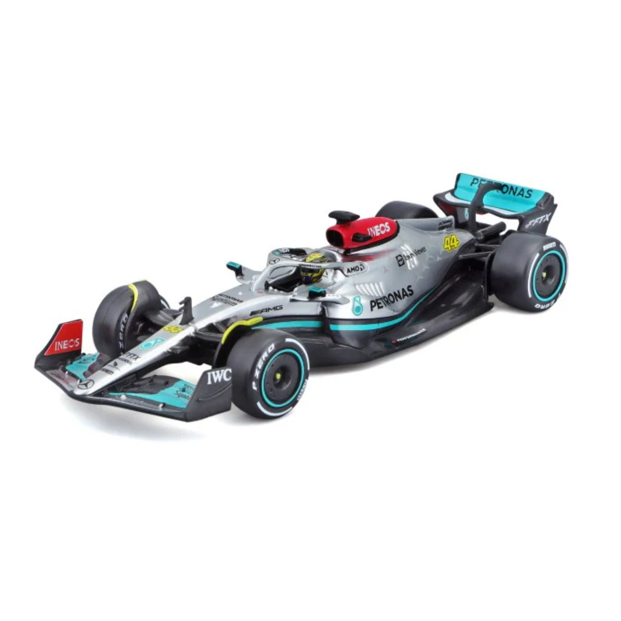 Bburago F1 #44 Mercedes AMG F1 W10 Lewis Hamilton Model Car Scale 1:43 - product image