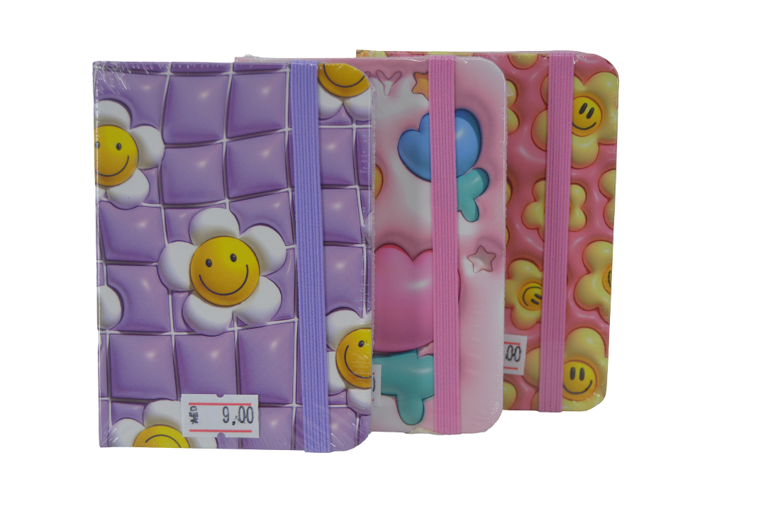 A7 Fashion Notebook (Assorted Designs, Sold as Single)