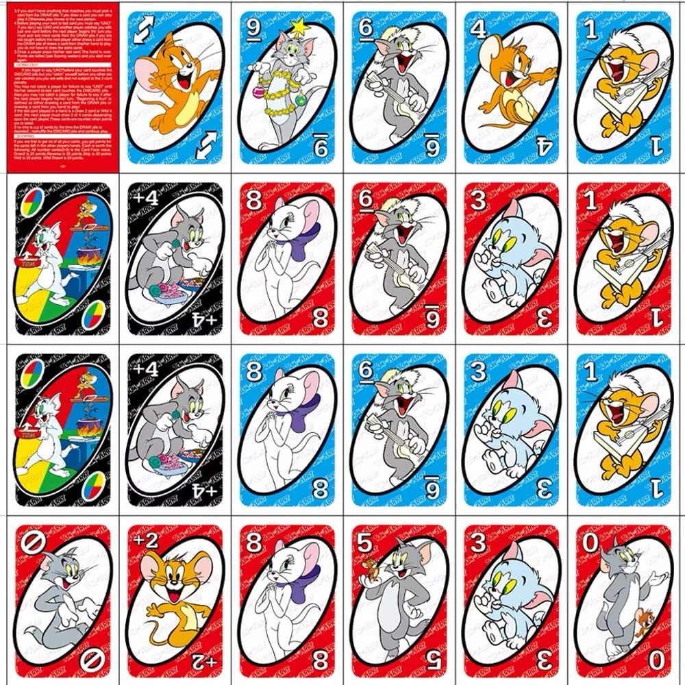 Tom and Jerry UNO Card Game