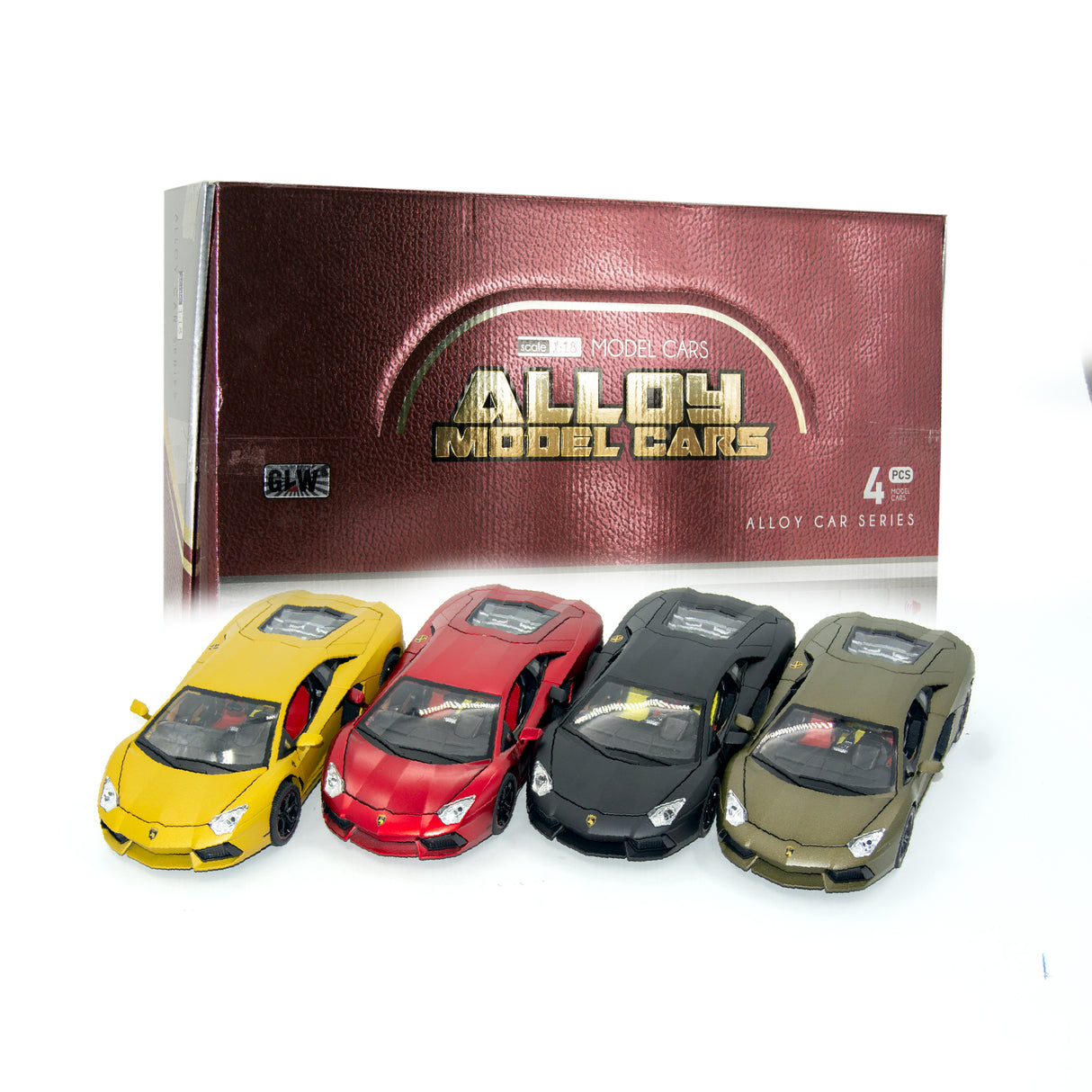 Links to LAMBORGHINI DIECAST 4 ASSORTED 1.18 by