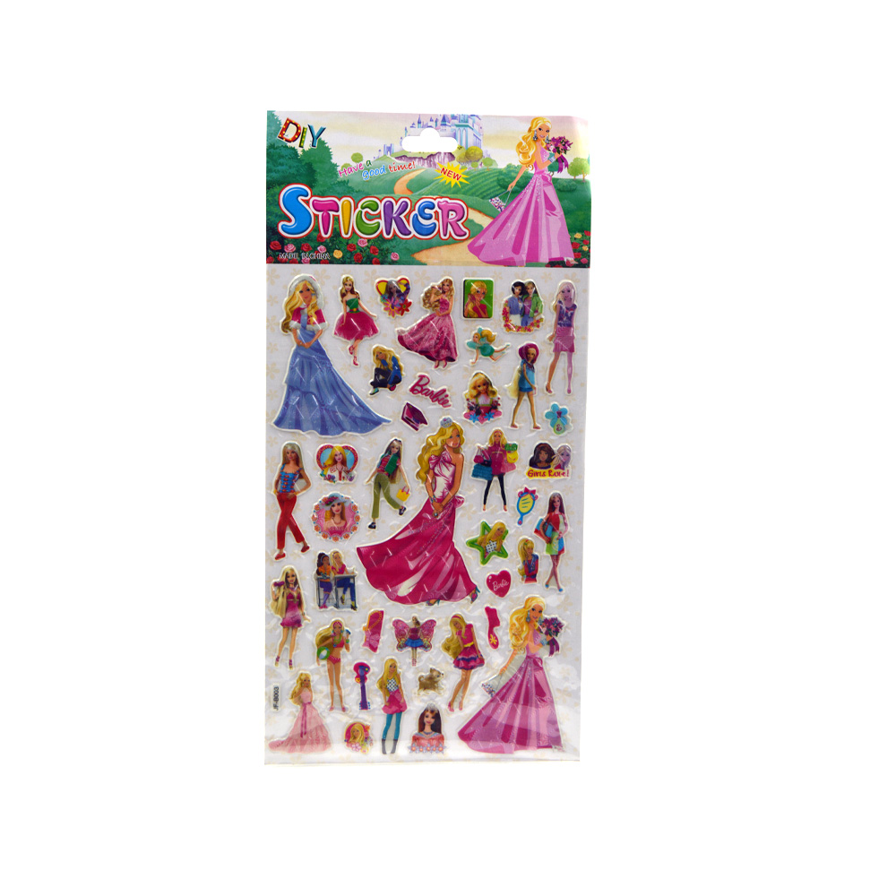 Barbie Puffy Stickers