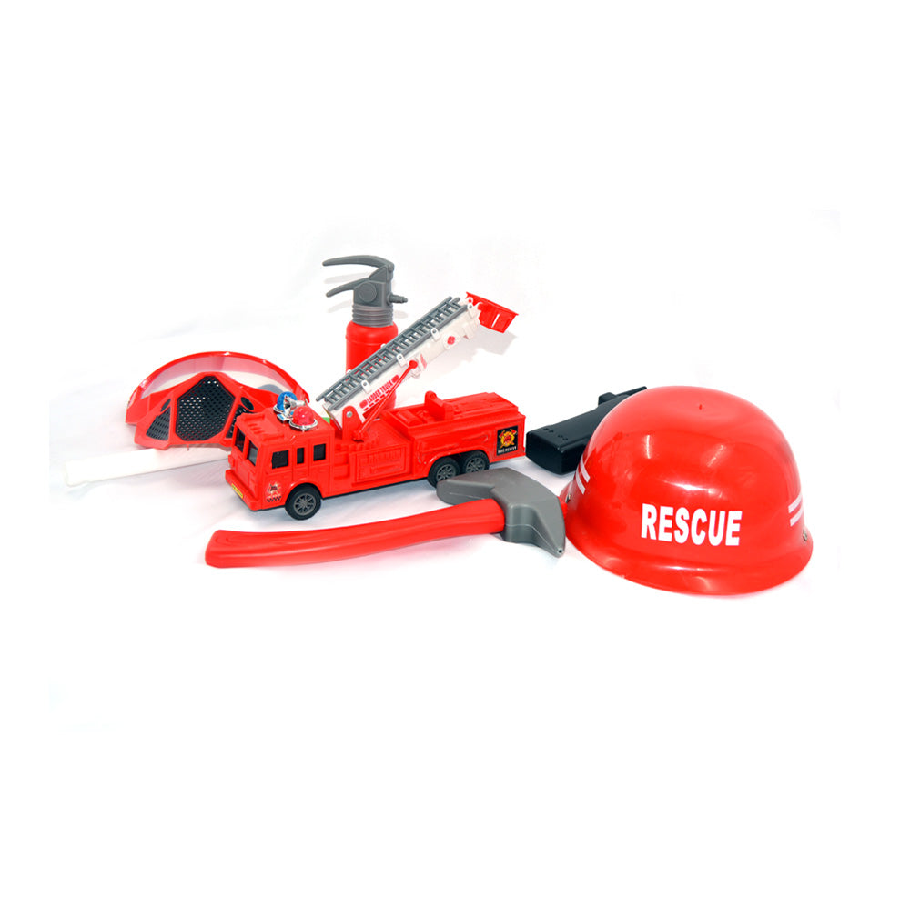 Fire Rescue Deluxe Playset 7 Pcs