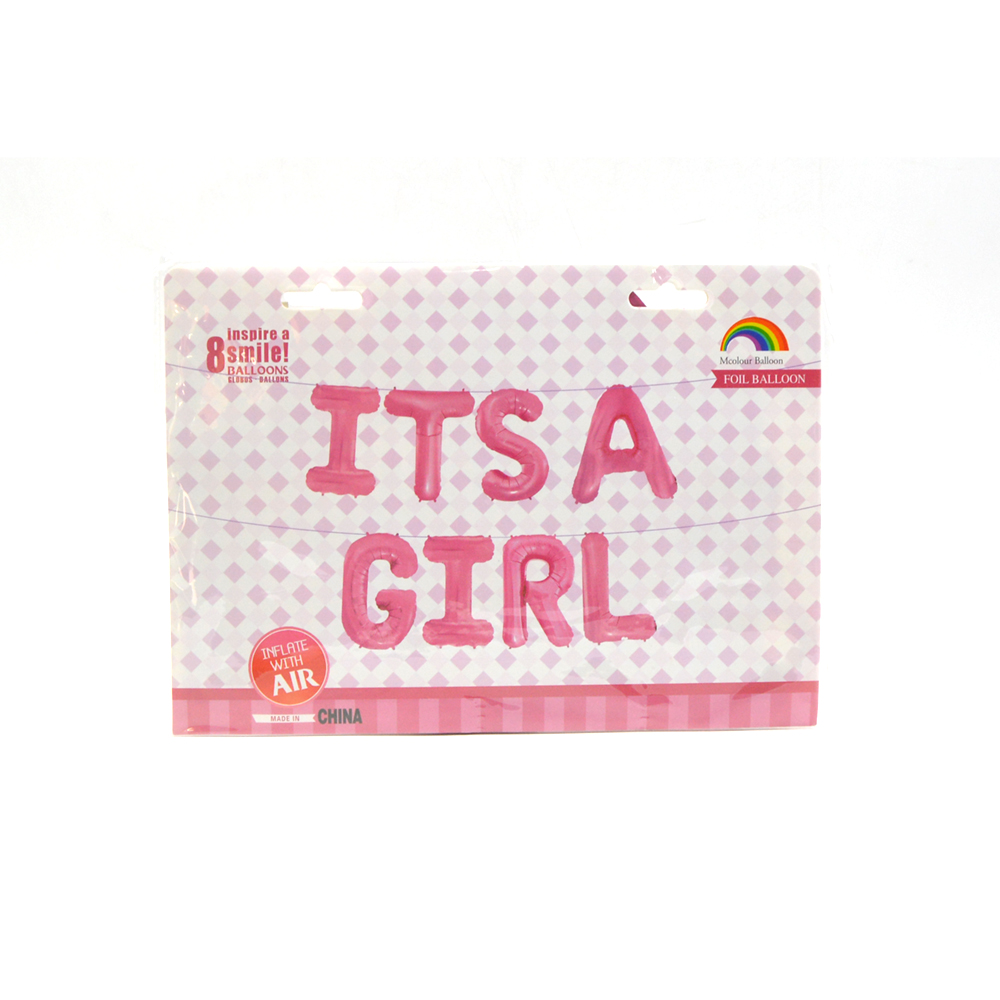 Balloon Its A Girl 8 Pcs