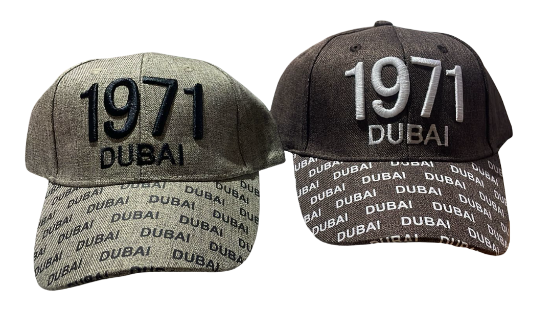 Cap with Scenery 1971 Dubai (Assorted Designs, Sold as Single)