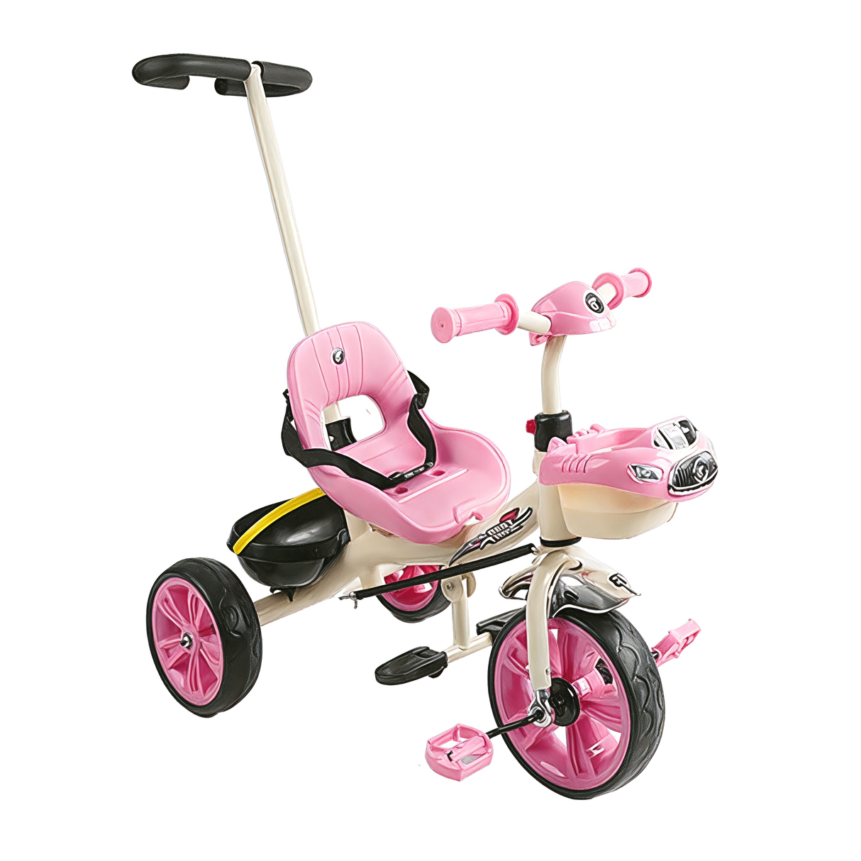 Tricycle Proride Harley Model with Handle Pink
