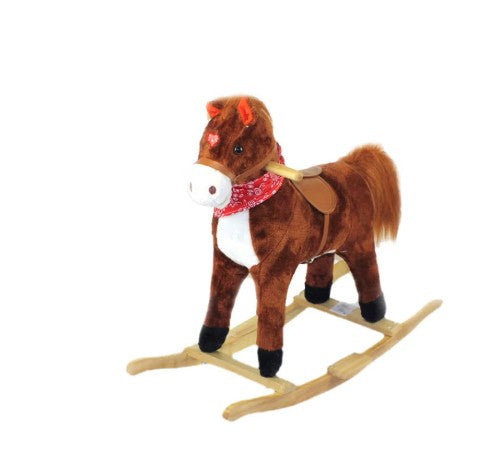 Wooden Rocking Horse with Sound (Assorted Designs, Sold as Single)