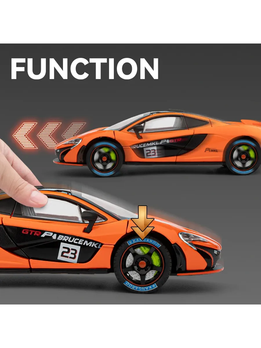 McLaren P1 GTR Model 1:24 (assorted colors, sold as single)