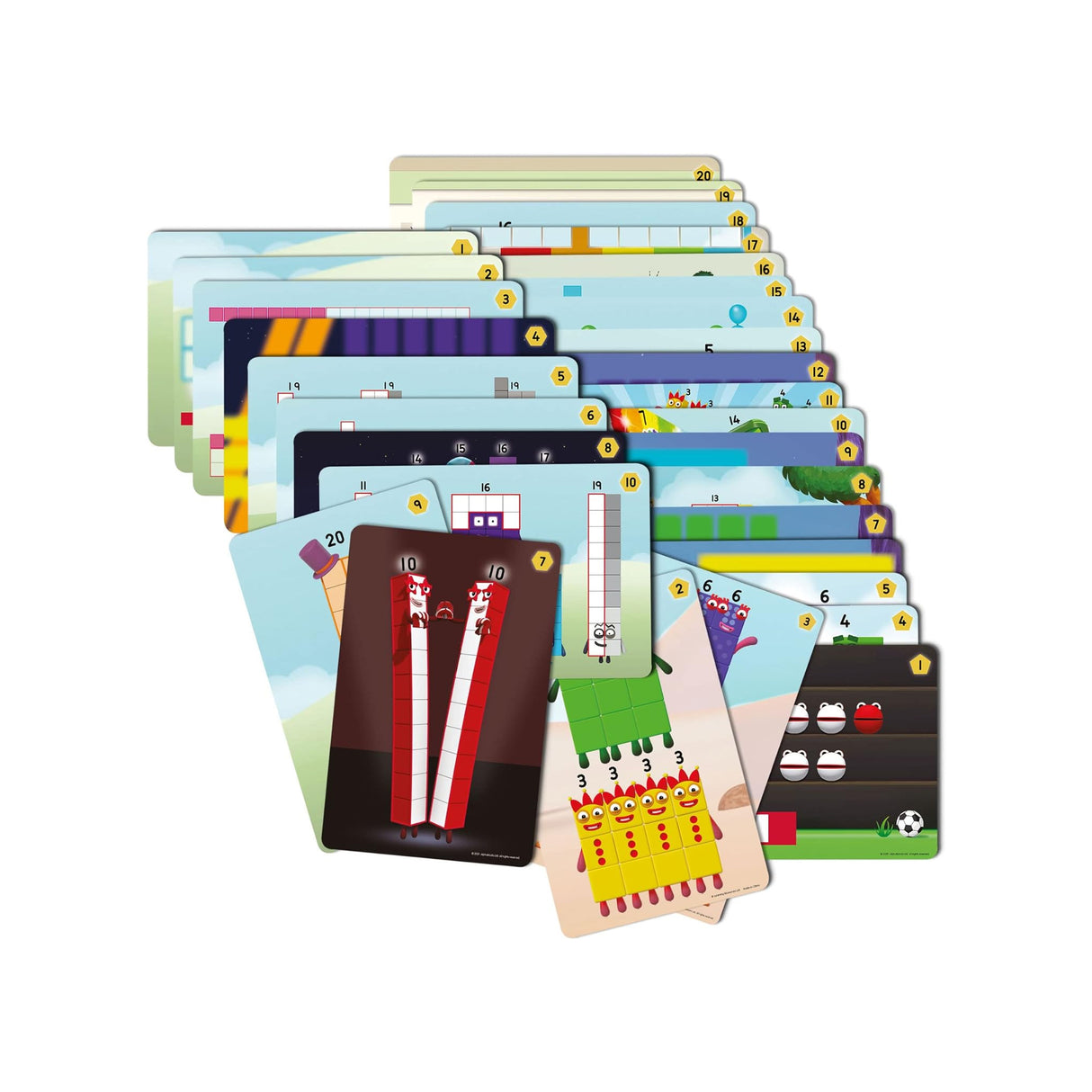 Learning Resources MathLink Cubes Numberblocks 11-20 Activity Set