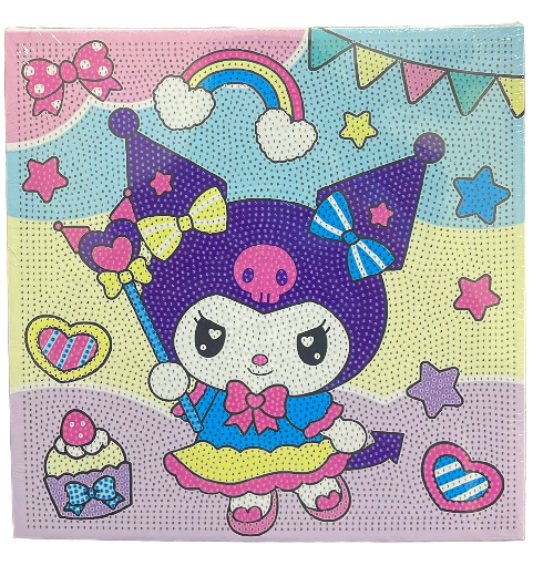 Kuromi Diamond Painting Set 30×30 cm