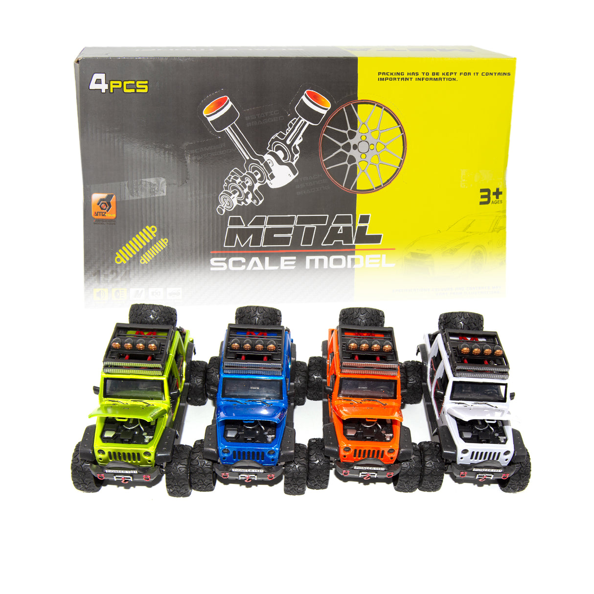 Links to DIECAST MODEL JEEP PIONEER 1.24 1941 ASST 4 by