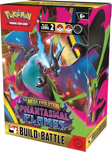 Pokemon TCG Mega Evolution Phantasmal Flames Build & Battle Box