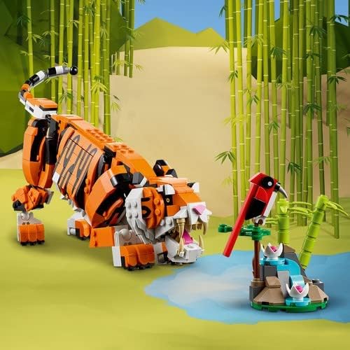 LEGO Creator 3 in 1 Majestic Tiger to Panda or Koi Fish Set