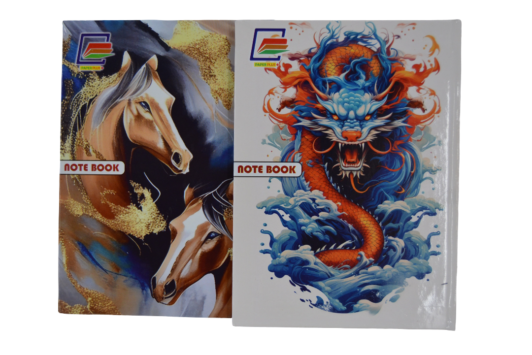 A5 Notebook 80 Sheets (Assorted Designs, Sold as Single)