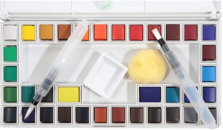 Mont Marte Watercolour Half Pan 41-Pieces Set