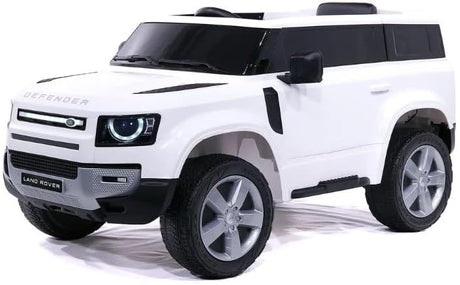 Land Rover Defender Ride On Truck with Remote Control 12V White