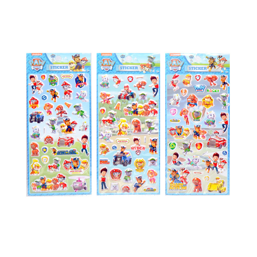 Paw Patrol Puffy Sticker Assorted