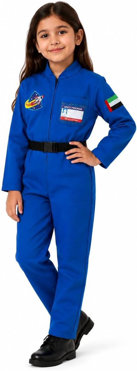 UAE Astronaut Costume for Kids Ages 8 to 10 Years