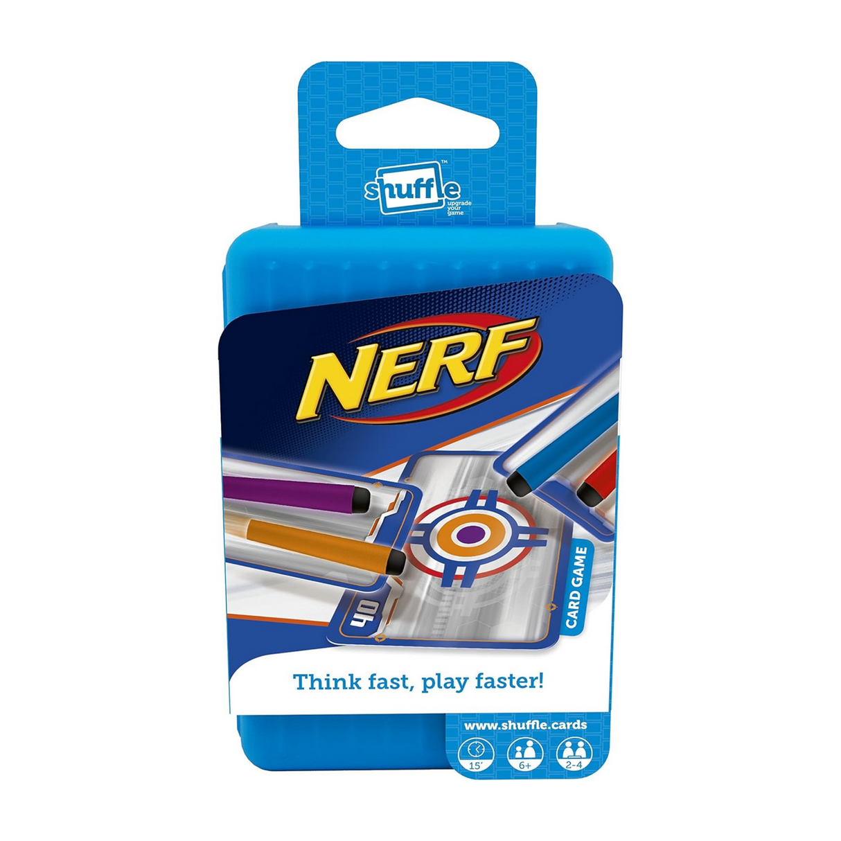 Shuffle Nerf Card Game Think Fast Play Faster