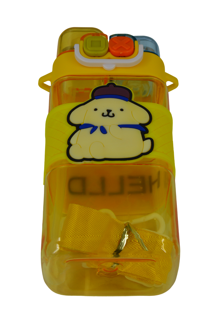 Pompompurin Square Water Bottle for Kids