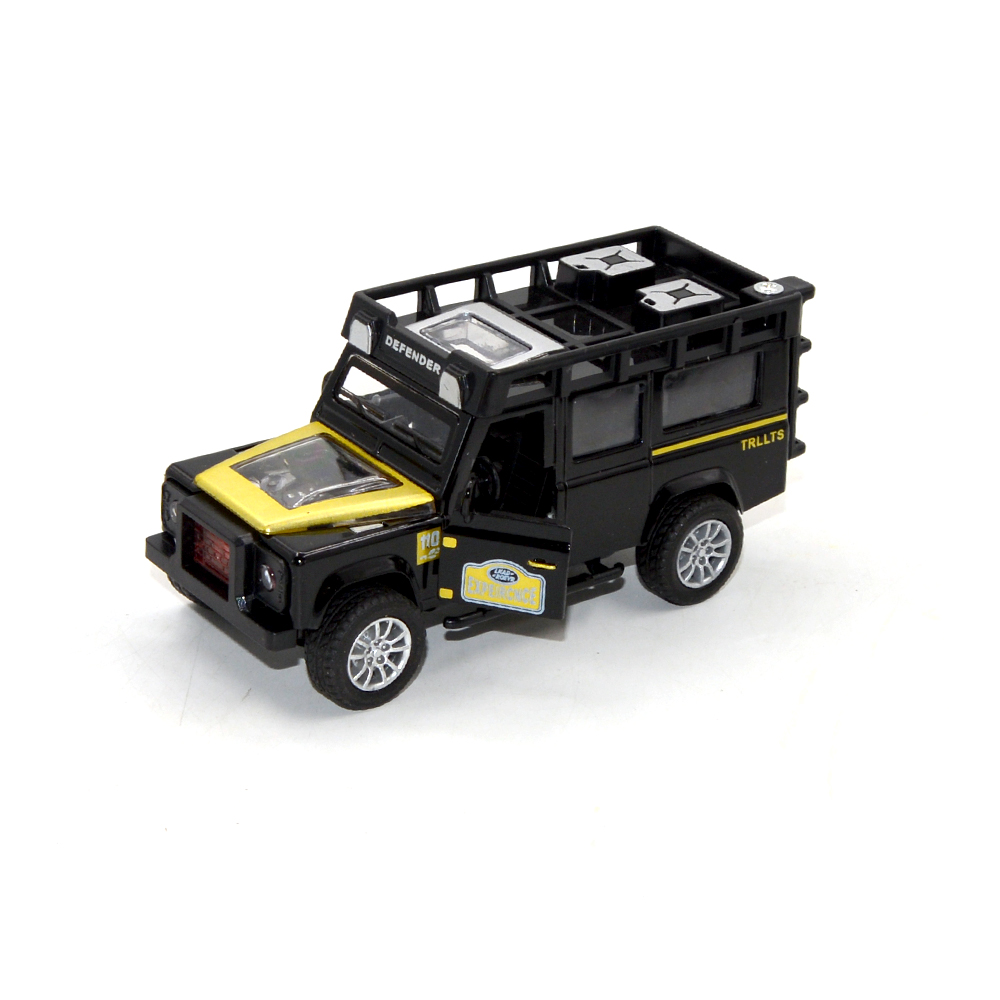 Land Rover Defender-Jeep Wrangler Model 1:32 Scale (4 Assorted Colors, Sold As Single)