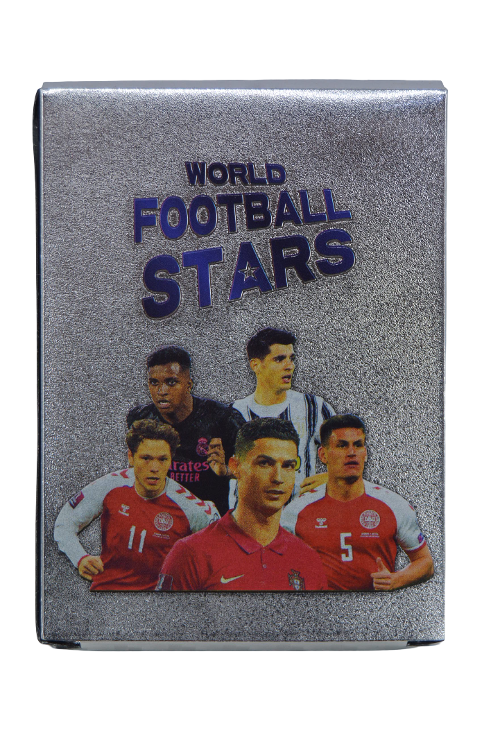 Football Stars Playing Cards – Silver