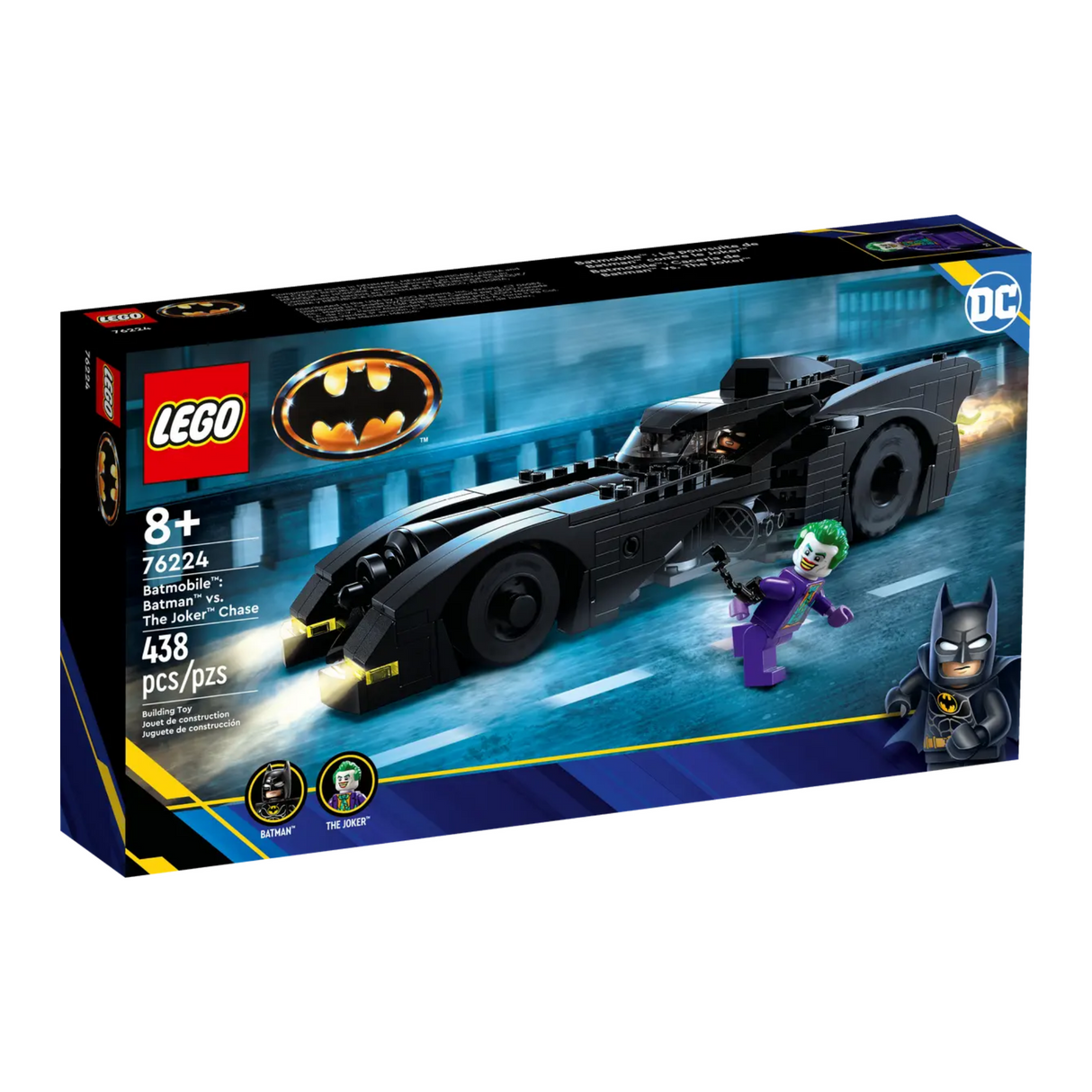 Lego Dc Batmobile: Batman Vs. The Joker Chase Car Toy #76224