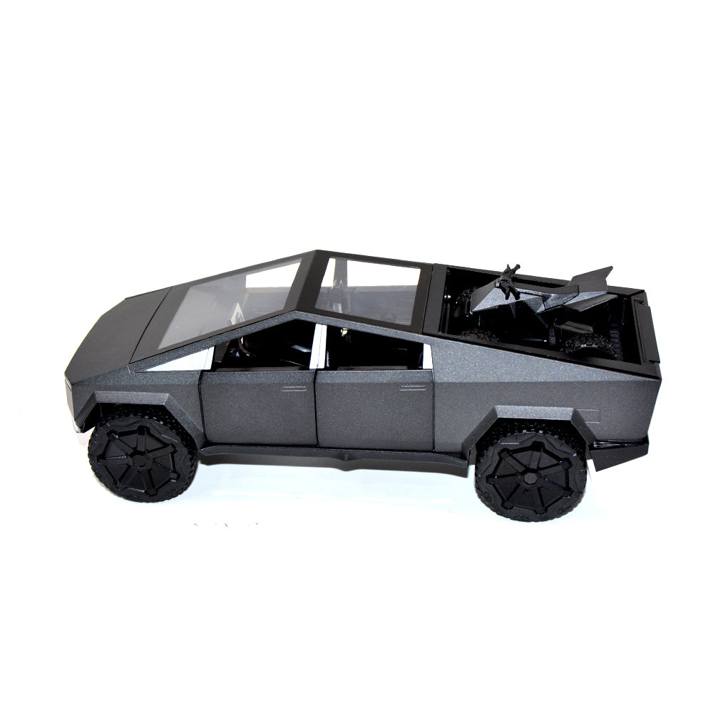 Tesla Cybertruck With Quad Bike Model 1:24 Scale (3 Assorted Colors, Sold As Single)