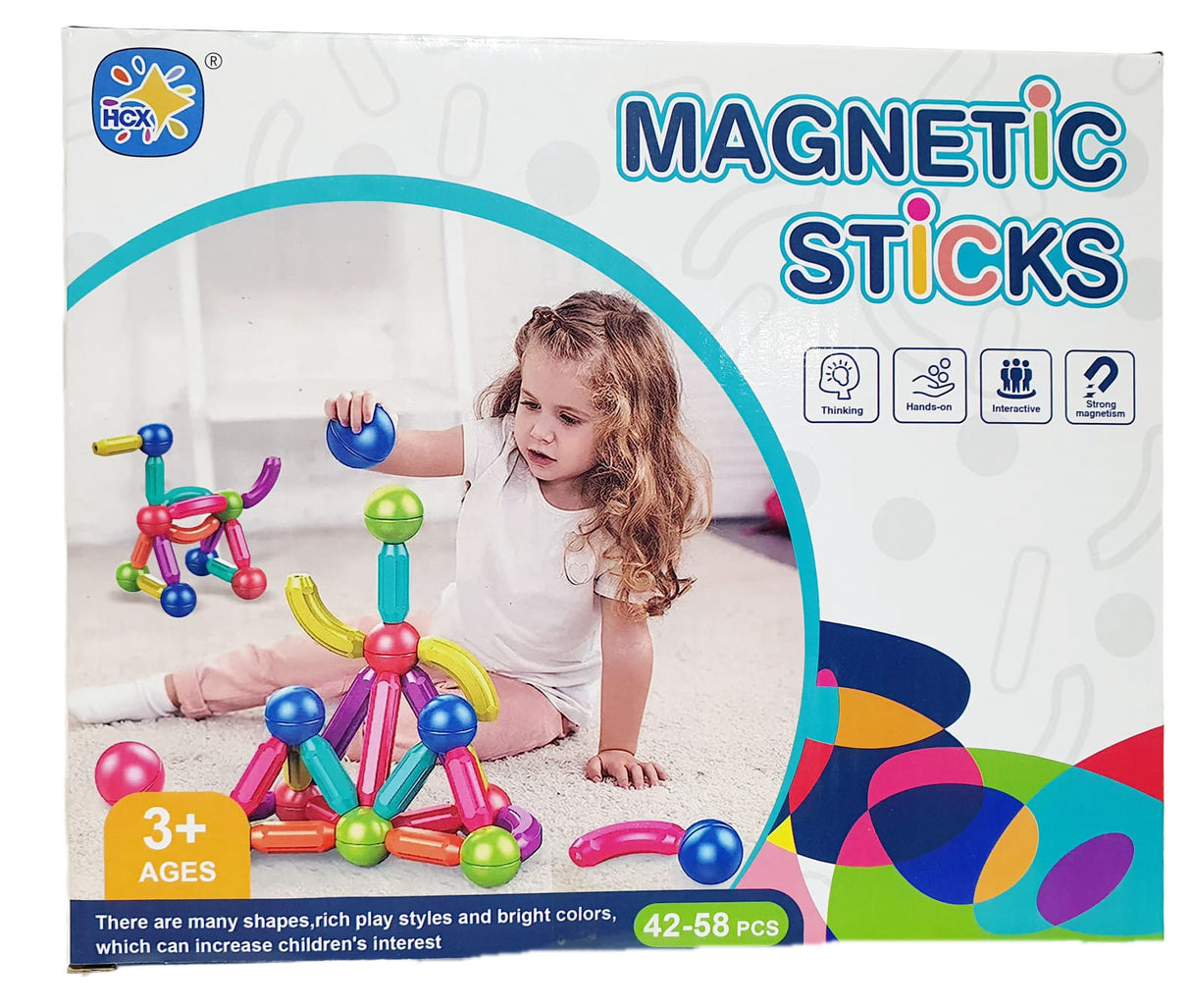 Links to Magnetic Sticks Building Set 58 Pieces by magnetic-sticks-building-set-58-pieces