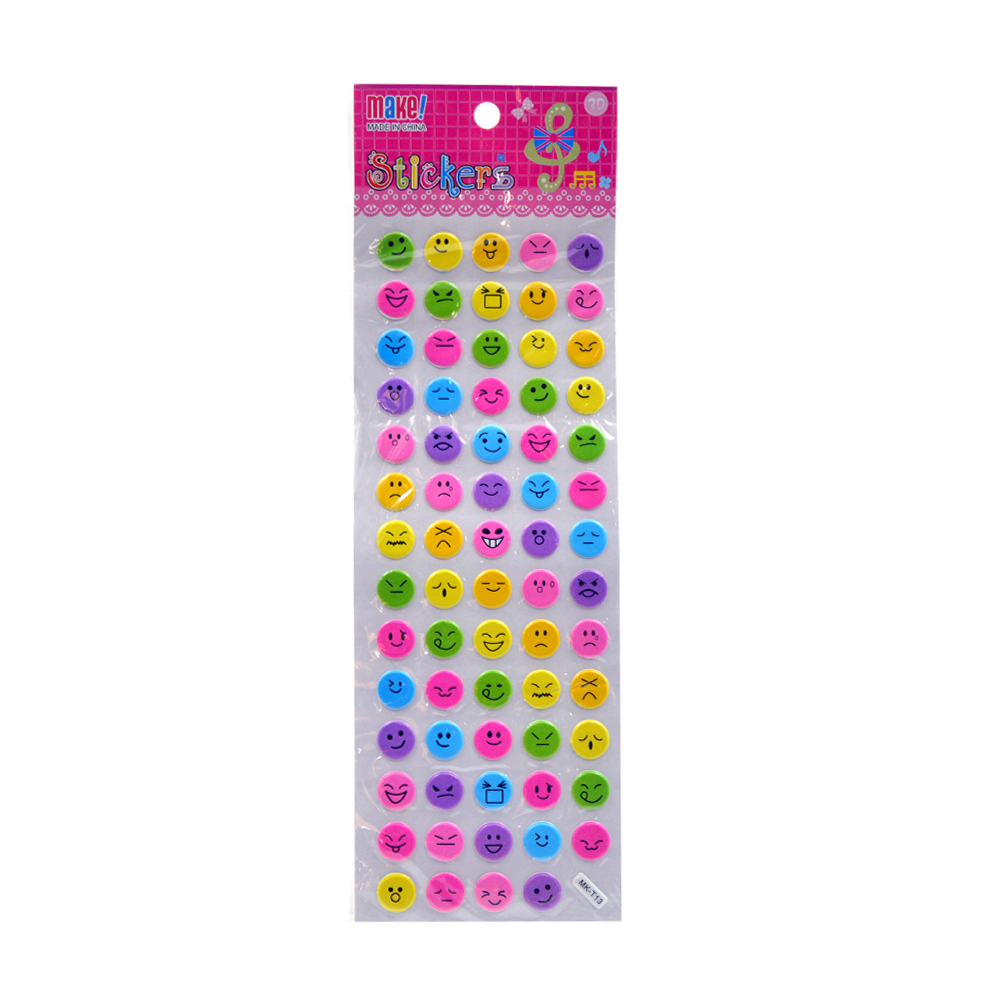 Face Puffy Stickers