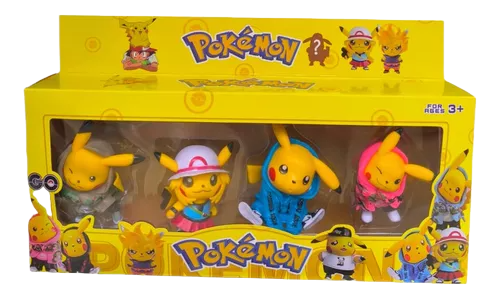 Pokemon Pikachu Figure Set 4 pcs