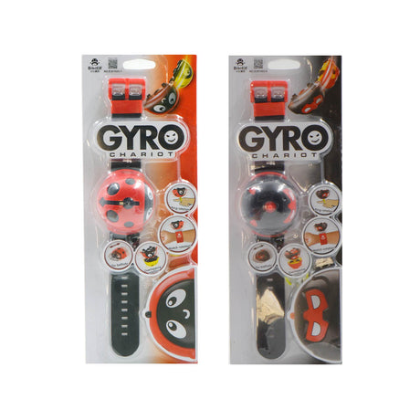 Links to GYRO CHARIOT PULL BACK TOY WATCH RED/BLACK by