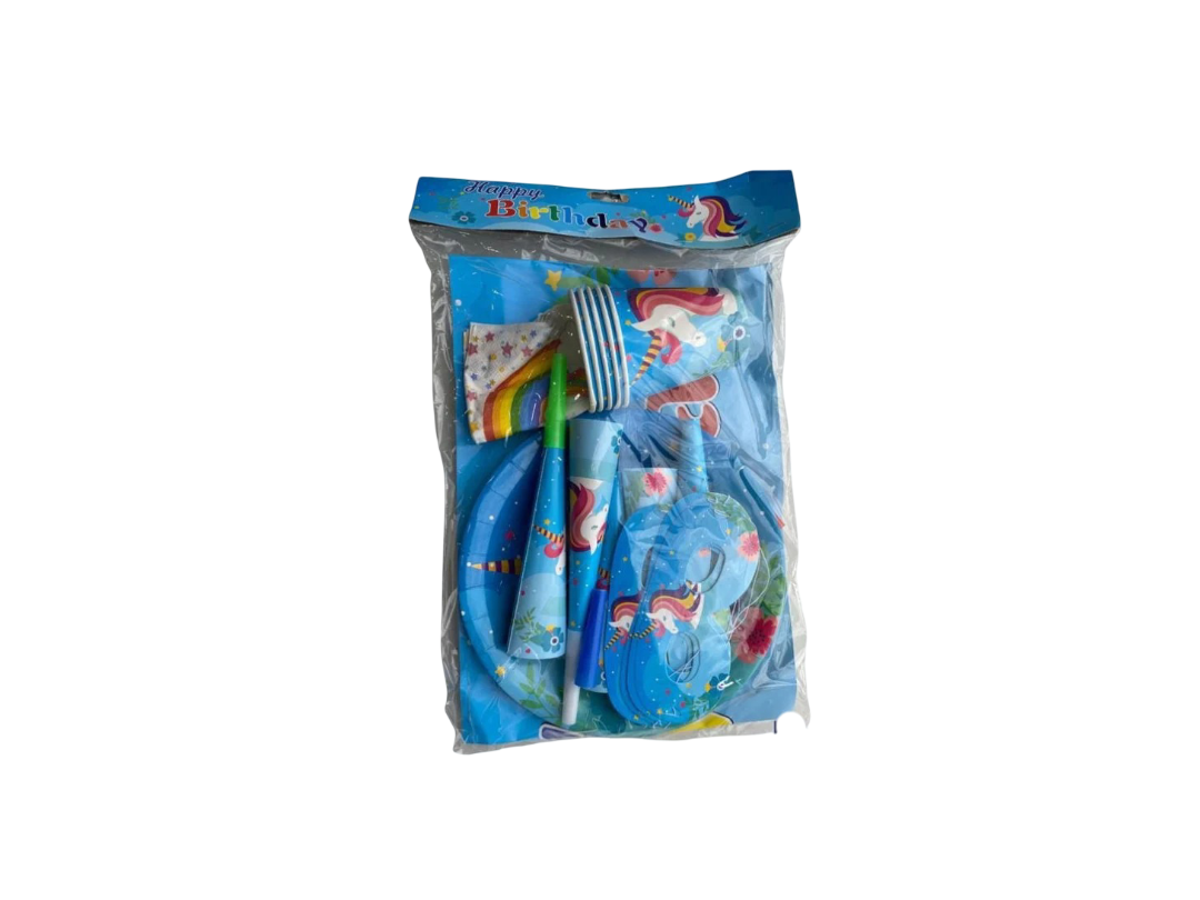 Happy Birthday Party Set Blue