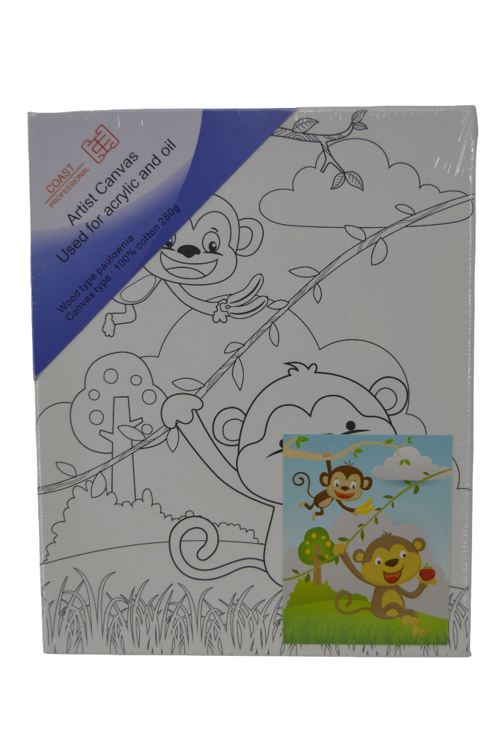 Canvas 20x25 cm Printed (Assorted Designs, Sold as Single)