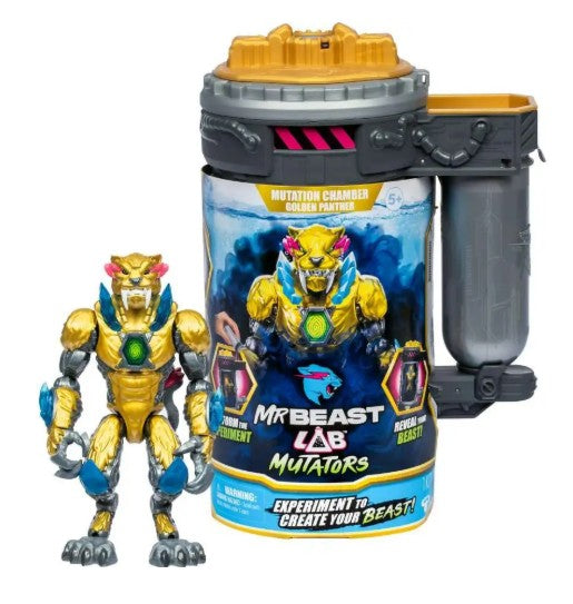 MrBeast Lab Mutators Beast Mutation Chamber Golden Panther