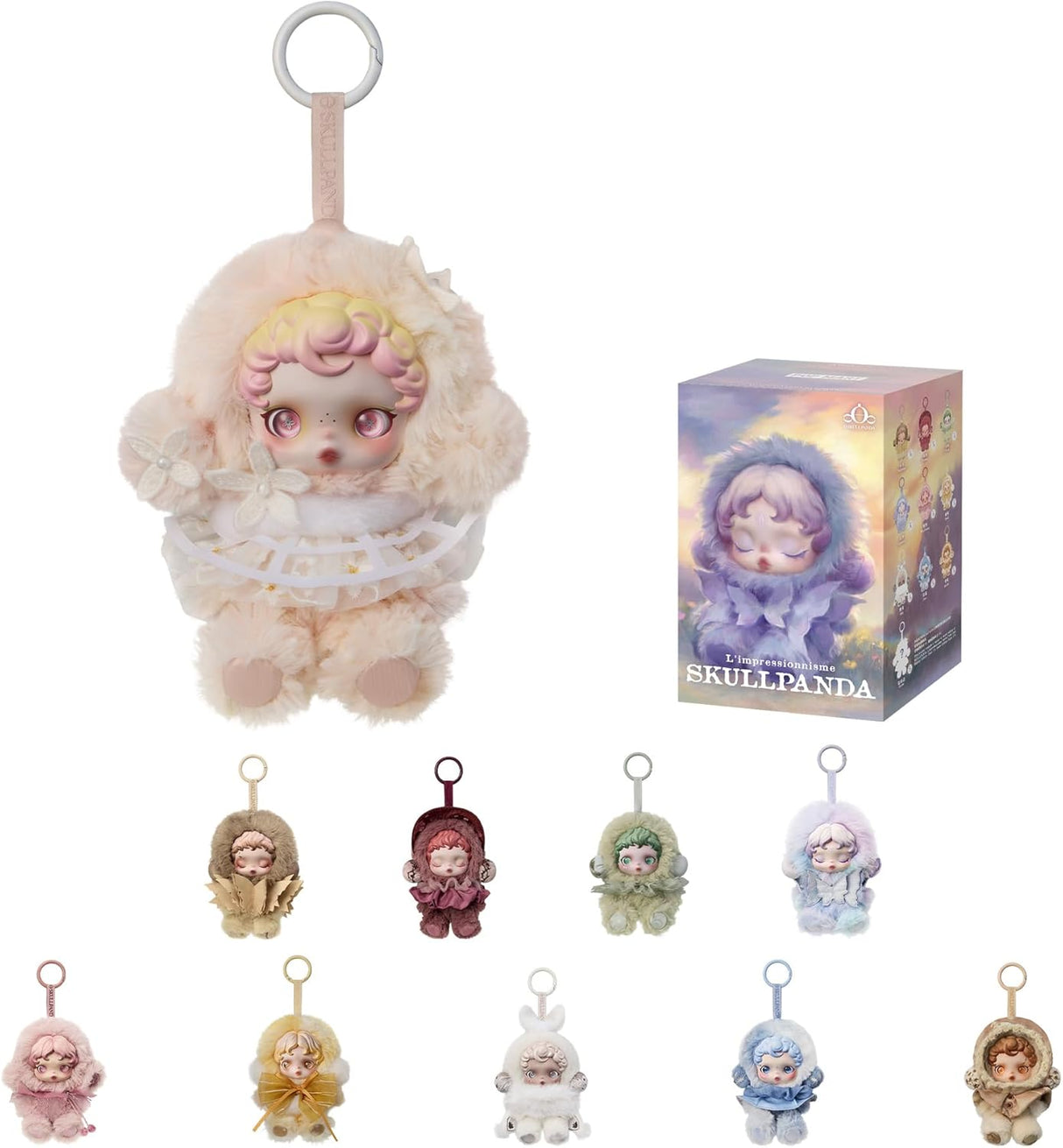 SKULLPANDA L’impressionnisme Series Plush Doll Blind Box Figures