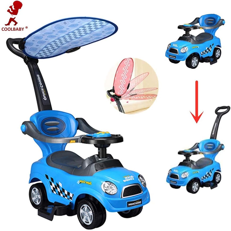 Quick Coupe Ride-On Car – Red / Blue / Magenta