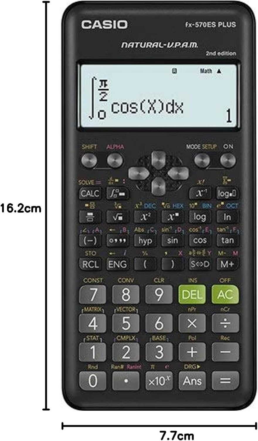 Casio Scientific Calculator, Fx-570Es Plus (Second Edition)