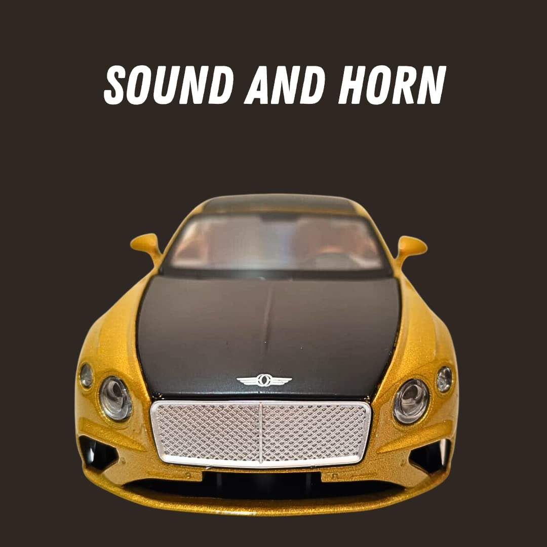 Bentley Continental Gt Model 1:22 Scale (3 Assorted Colors, Sold As Single)