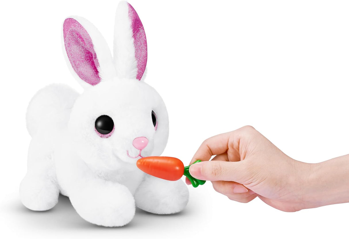 Pets Alive Mama Bunny Surprise - Electronic Hopping Bunny Plush with 2-4 Hiding Babies and 10+ Cute Sounds - Pink