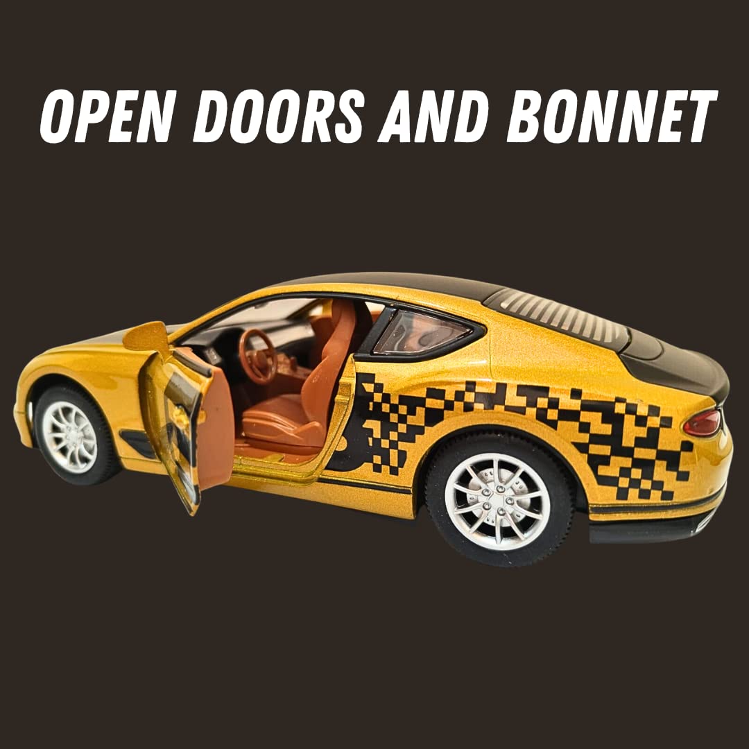 Bentley Continental Gt Model 1:22 Scale (3 Assorted Colors, Sold As Single)