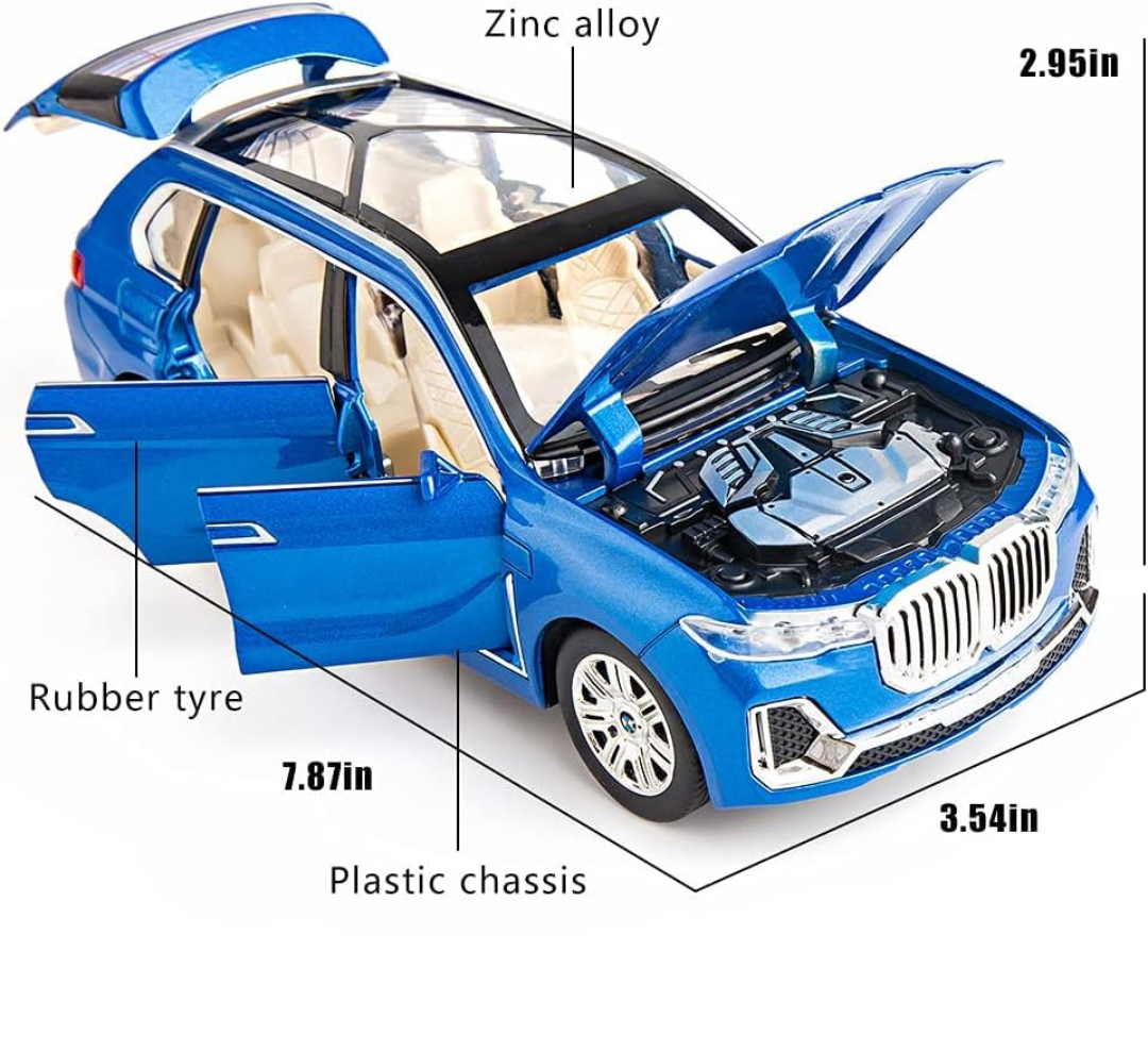Bmw X7 Model 1:24 Scale (3 Assorted Colors, Sold As Single)