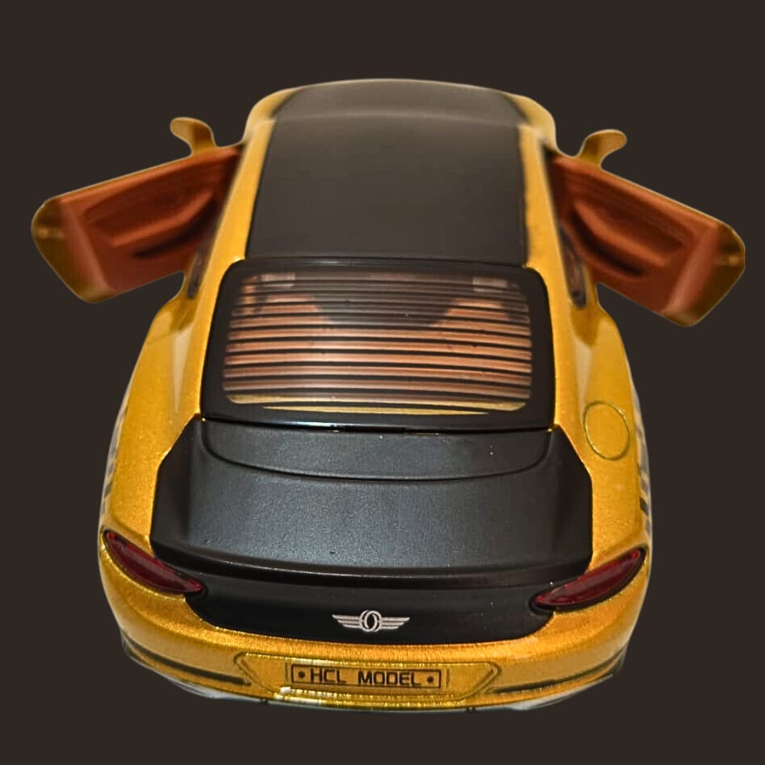 Bentley Continental Gt Model 1:22 Scale (3 Assorted Colors, Sold As Single)