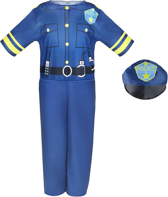 Police Costume for Kids (Small, XY21)