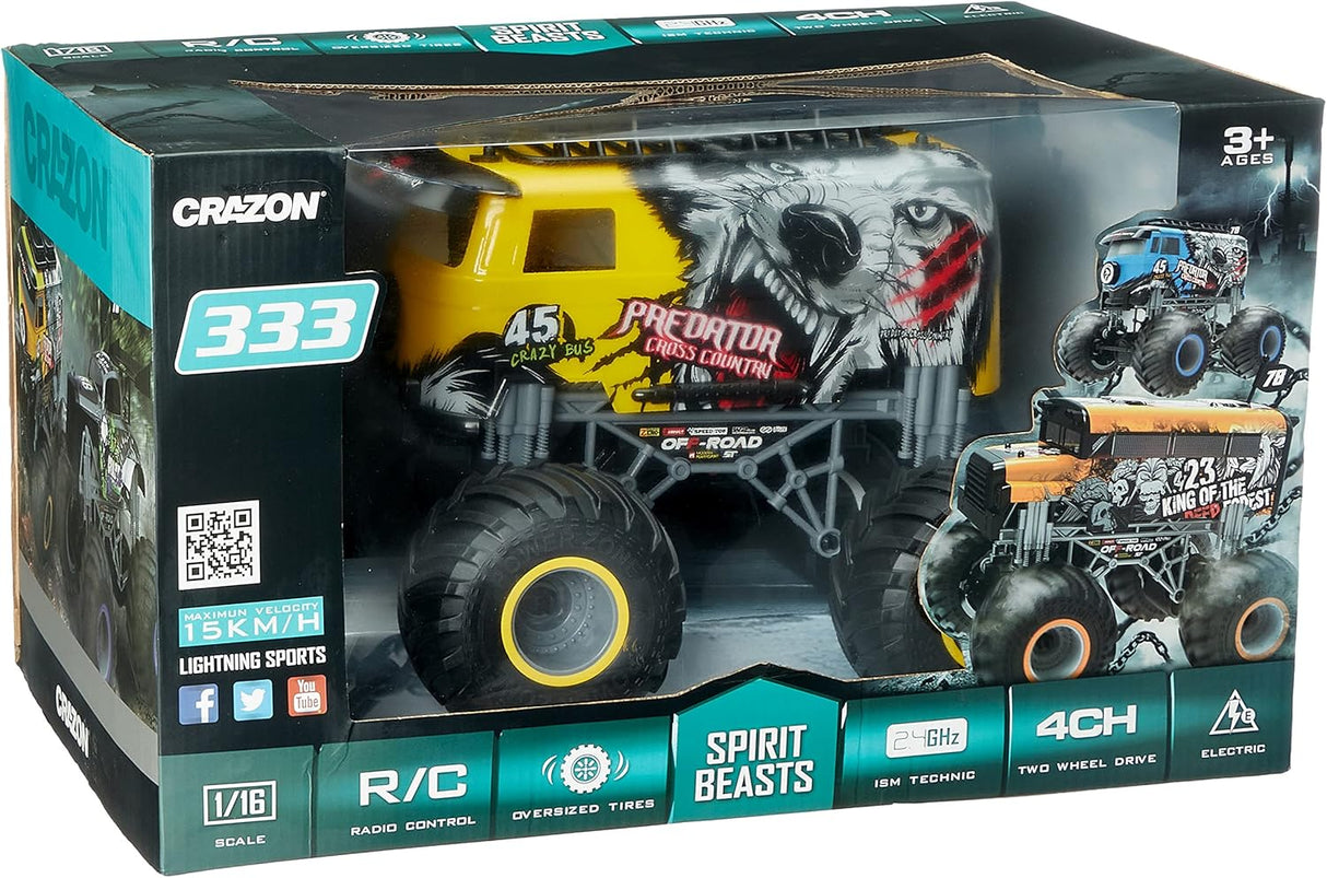 Monster Truck Spirit Beasts – 1:16 Scale R/C 2.4GHz