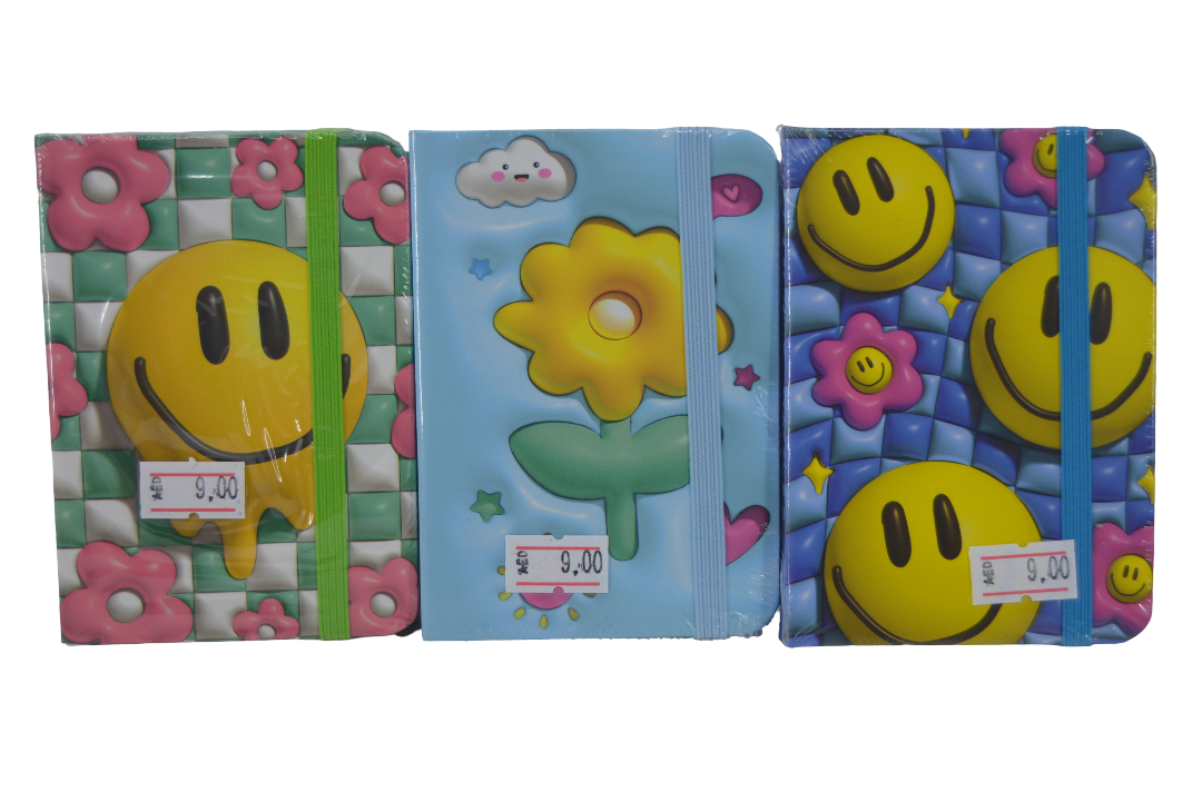 A7 Fashion Notebook (Assorted Designs, Sold as Single)