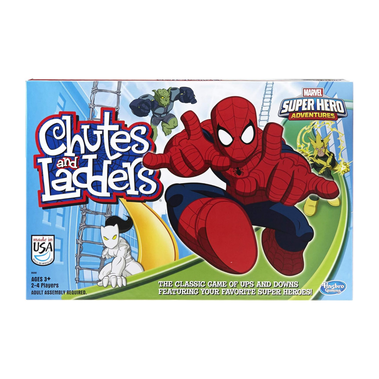 Hasbro Marvel Spider-Man Web Warriors Chutes & Ladders Game